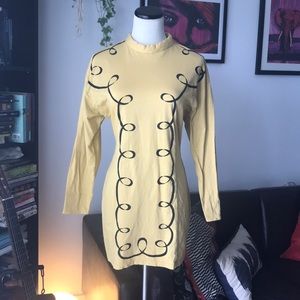 Vintage MOD 1960’s Yellow dress M